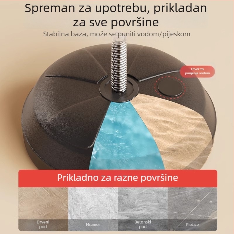 Vertikalna boksačka lopta za kućnu upotrebu — trening brzine i reakcije za odrasle i djecu, fitness oprema s funkcijom odskoka