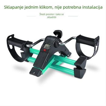 Unaprijeđeni kućni pedalni uređaj za starije osobe — rehabilitacija gornjih i donjih udova, kompaktni pedalni bicikl i mini stepper