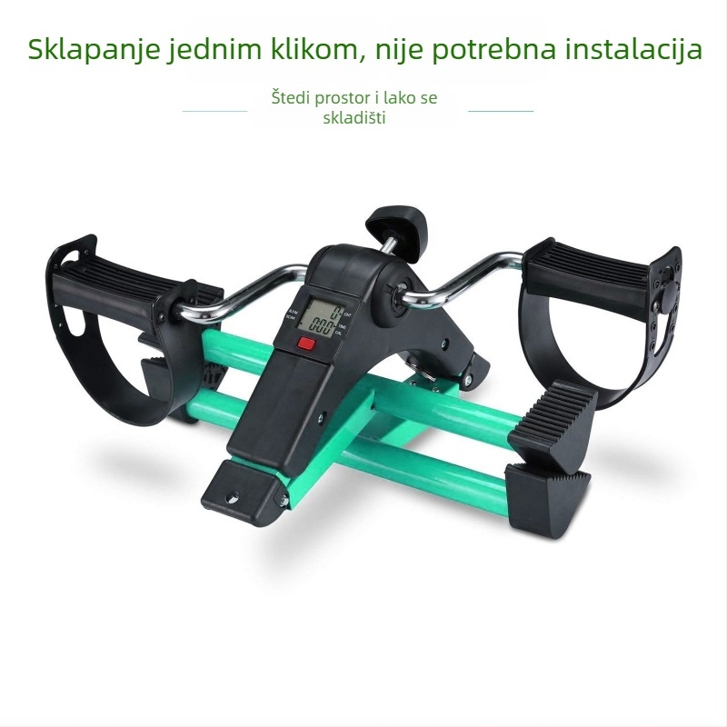 Unaprijeđeni kućni pedalni uređaj za starije osobe — rehabilitacija gornjih i donjih udova, kompaktni pedalni bicikl i mini stepper