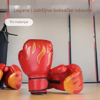 Boxerske rukavice s punim prstima za trening, za odrasle i djecu, sanda rukavice, borilačka oprema