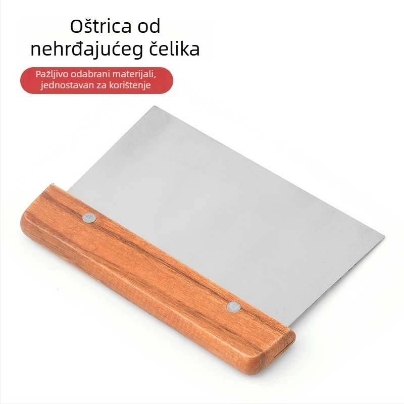 Nehrđajući čelični višenamjenski kuhinjski nož za rezanje tijesta i tjestenine, strugalica za rižine rolice i palačinke