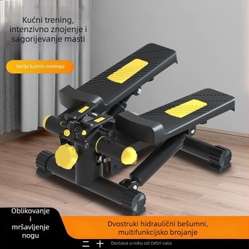 Mini fitness stepper za kućnu upotrebu – višenamjenski, tih, stacionarni pedalni stroj za vježbanje na mjestu za mršavljenje