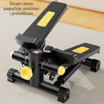 Mini fitness stepper za kućnu upotrebu – višenamjenski, tih, stacionarni pedalni stroj za vježbanje na mjestu za mršavljenje