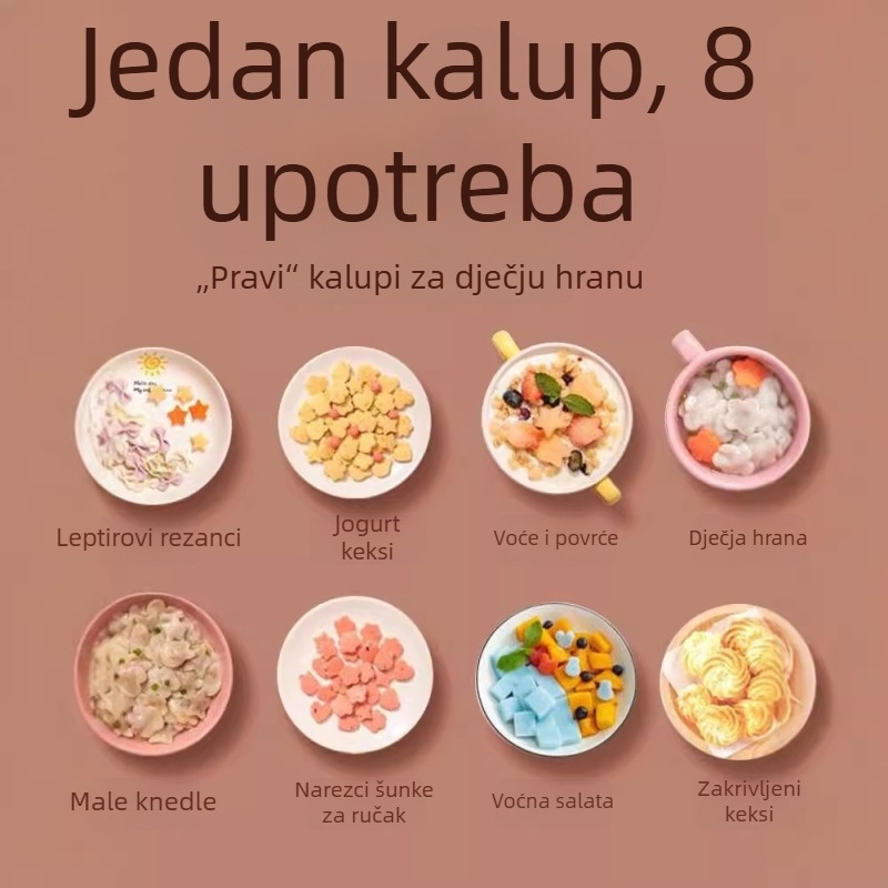 Chaos Mold Alat za reljef bebama s motivom leptira – tjestenina s oblikom leptira, knedle, keksi i wontoni
