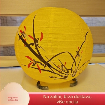 Papirnati lampion u kineskom stilu, rekvizit za fotografiju u starinskom duhu, dekorativni lampion za festivale i slikovita mjesta