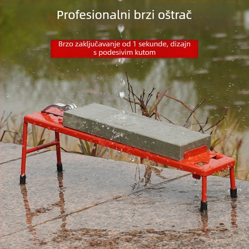 Debeli držač kamena za oštrenje, kućna upotreba – podesiva, protuklizna držač-stalak za fiksiranje kamena