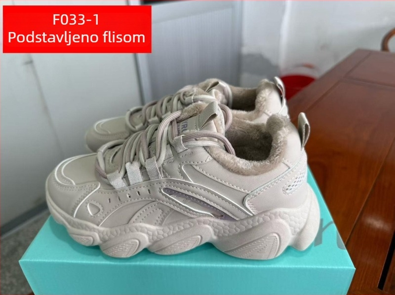 2026 proljeće Ženske tenisice u korejskom stilu, Dad Shoes sa debelim potplatom, sportske casual tenisice za trčanje, model F033