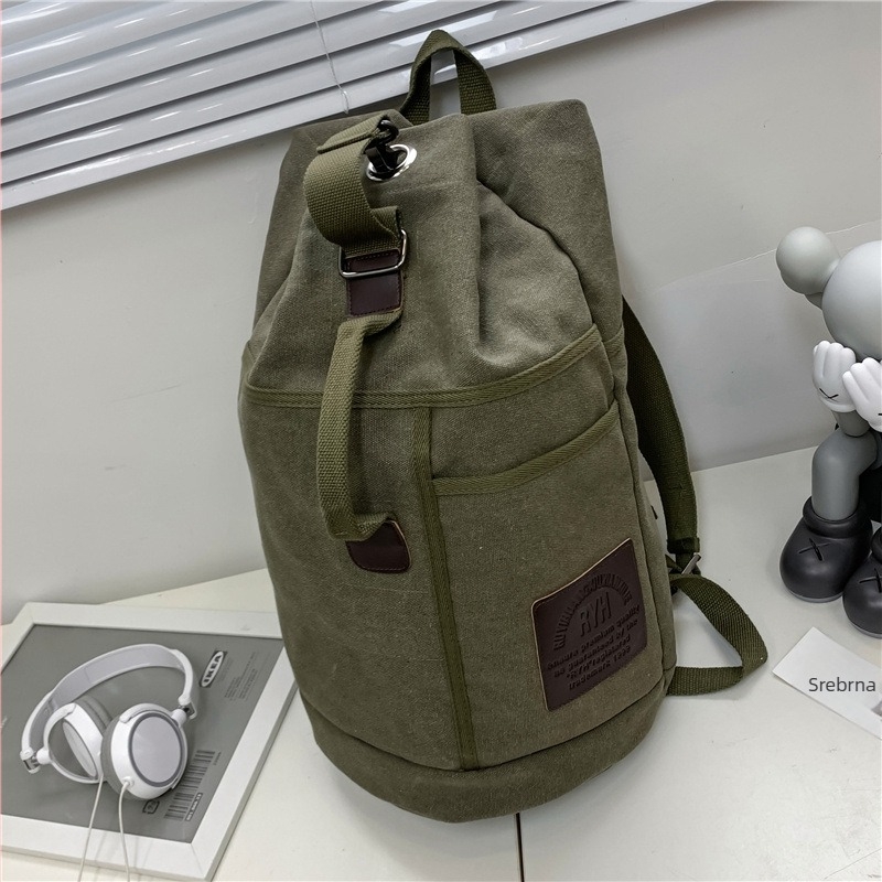 Platneni putni ruksak, velikog kapaciteta 20–35 L, unisex, za prijenosno računalo do 14 inča, pretinac za bocu vode