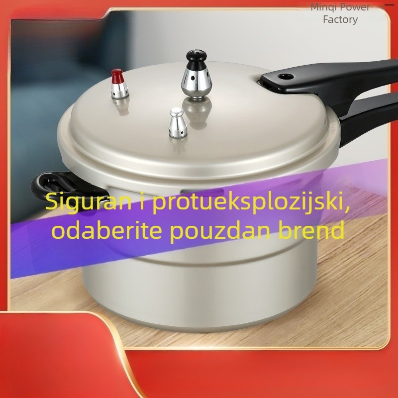 Plinski lonac pod pritiskom, dvostruka namjena, aluminijska legura, korejski stil, otporan na eksplozije