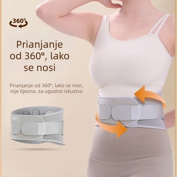 Pojas za podršku struka za fitness, unisex, prozračan, lagan i tanak, za sve sezone