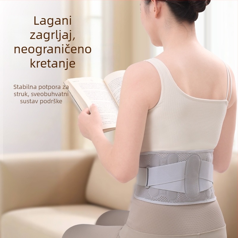 Pojas za podršku struka za fitness, unisex, prozračan, lagan i tanak, za sve sezone