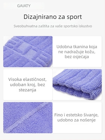 Pamučne sportske narukvice za zglob, upijaju znoj, za sve sezone, pogodne za badminton, odbojku i tenis