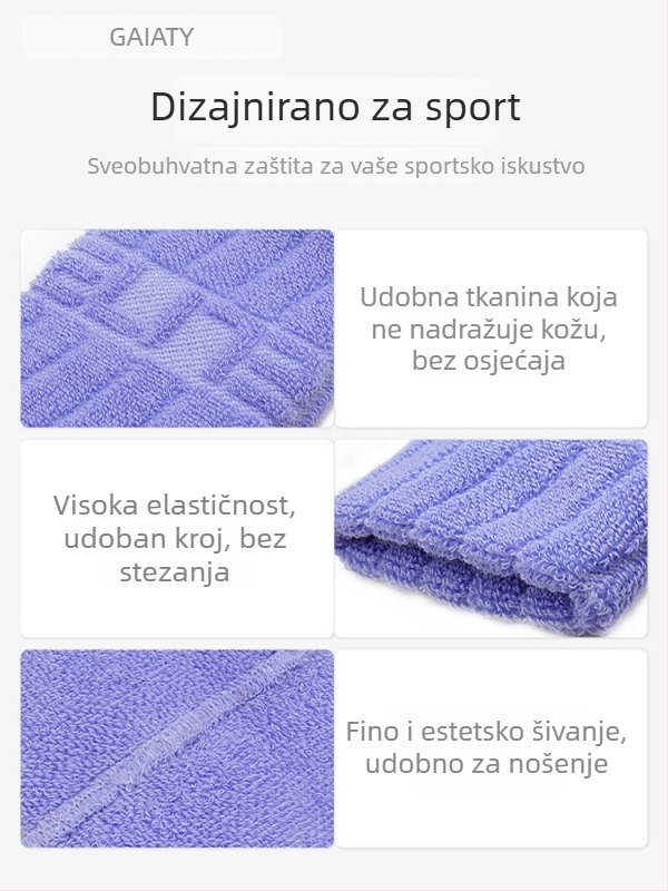 Pamučne sportske narukvice za zglob, upijaju znoj, za sve sezone, pogodne za badminton, odbojku i tenis