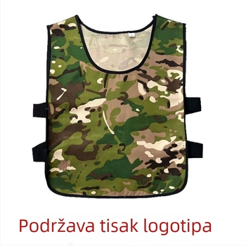 Kamuflirana bezrukavna veste za djecu za vanjsku obuku i timska natjecanja