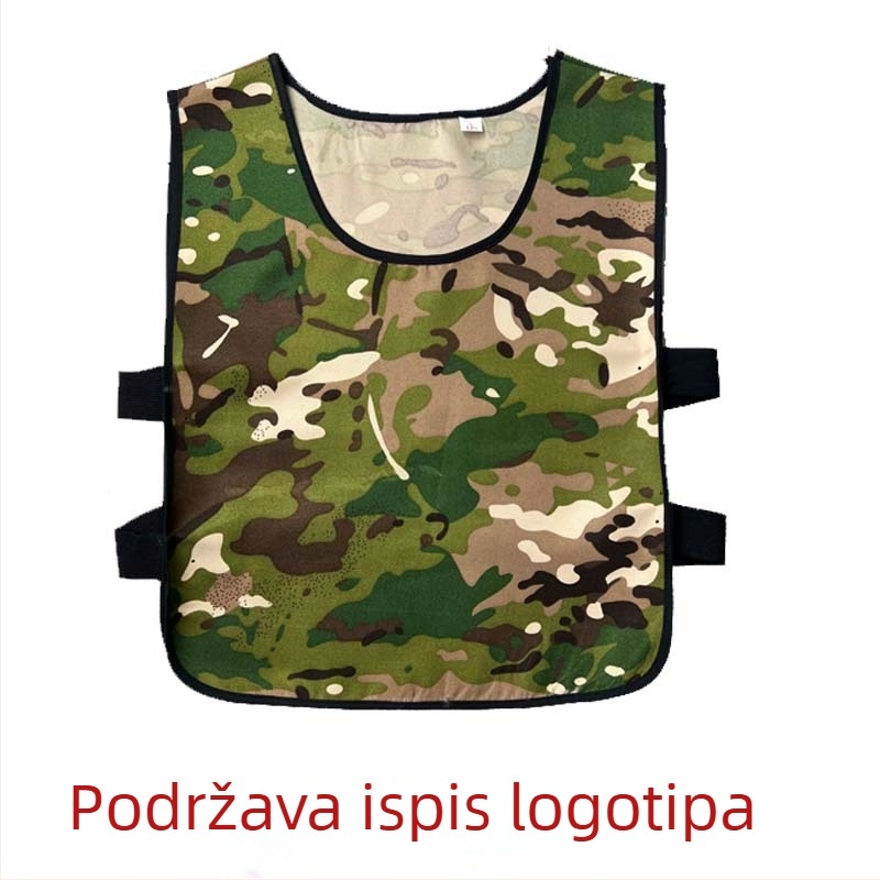 Kamuflirana bezrukavna veste za djecu za vanjsku obuku i timska natjecanja