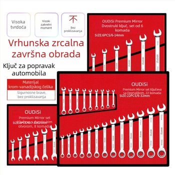 Set dvostruko namjenskih ključeva s otvorenim krajem i Torxom, dvostruki ključ za kućne i auto popravke
