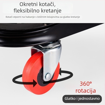 Univerzalni stol za auto popravak s ladicom za alate, višenamjenski spremnik, mobilni servisni stol, okretna kolica, alatni stol u obliku U, kvadratni stol