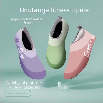 Ženske unutarnje tenisice za ples i jogu, lagane, mek podplat, tihe, protuklizne, apsorbirajuće udarce