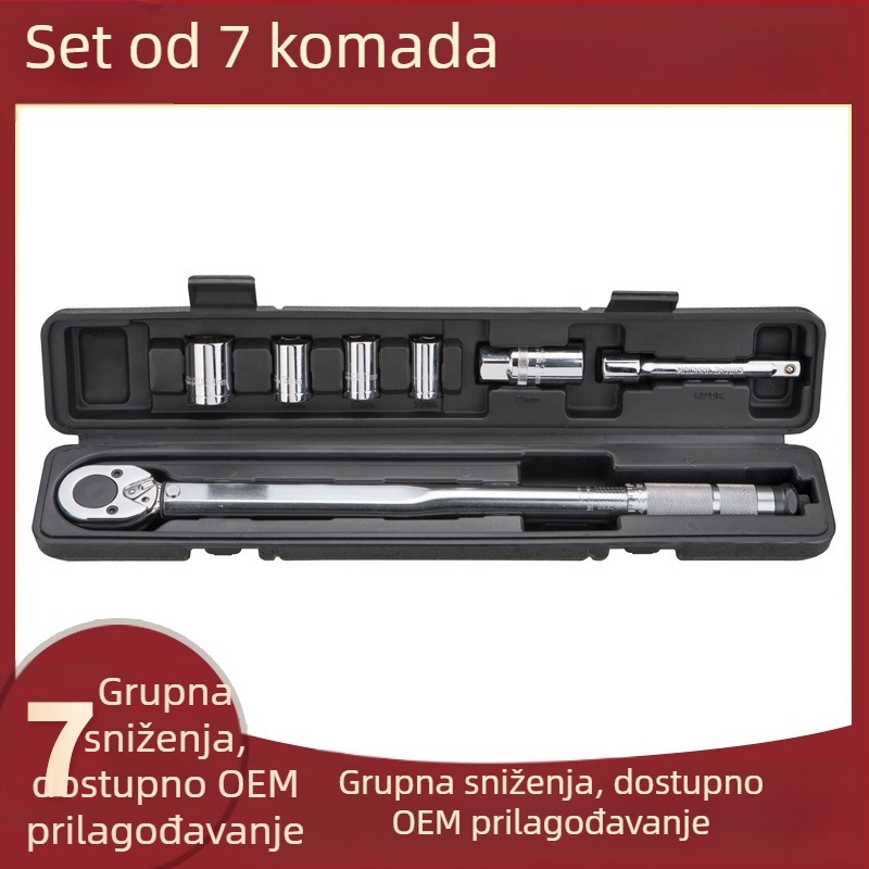 Set ključeva za mjerenje momenta 1/2 inča, 5–7 komada, za popravak automobila