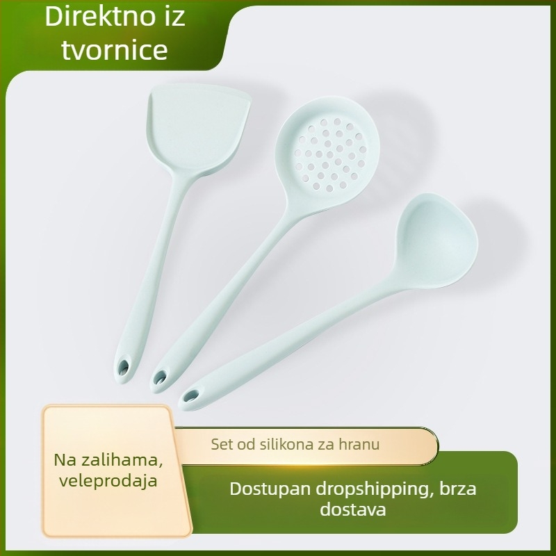 Set keramičkih nepremaznih posuda: lonac za mlijeko, lonac za bebinu hranu, lonac za instantnu rezancu, tava, lonac za juhu – kompletna kolekcija