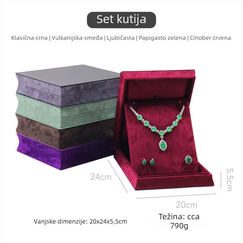 Kutija za nakit u obliku pješčanog sata za prstene, privjesci, naušnice i narukvice