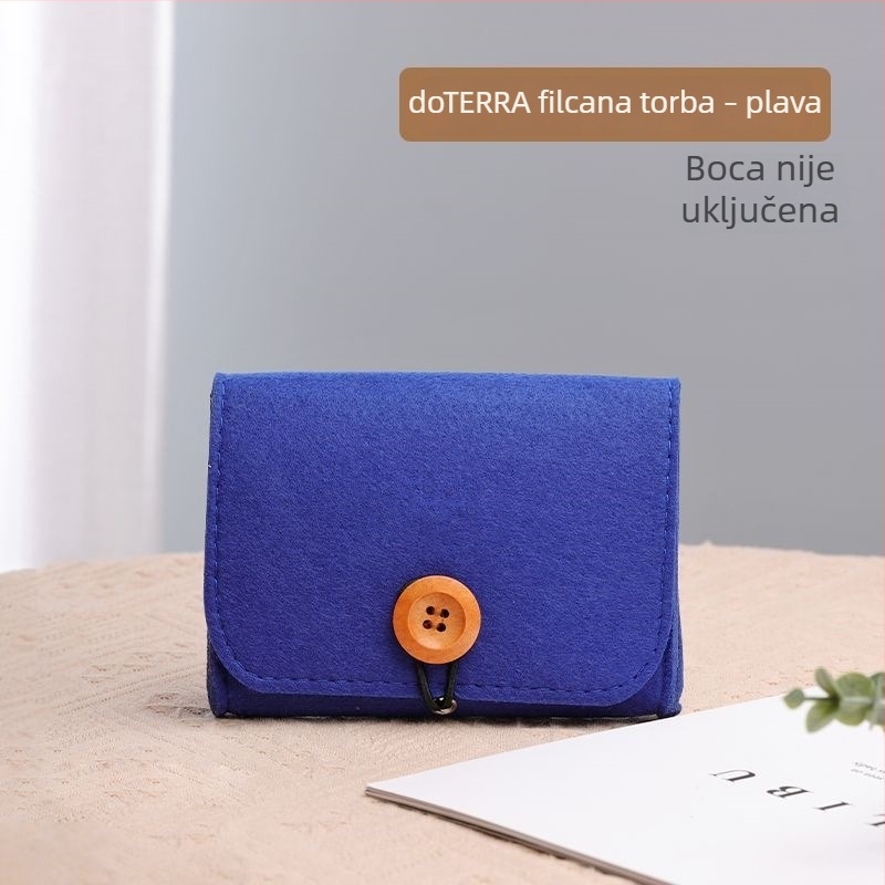 15 ml Doterra roller boca za eterična ulja, prijenosna filc kutija, kubični organizator za esencijalna ulja