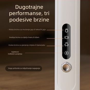Bežični ručni šlager za kavu i mlijeko, uređaj za pjenu od mlijeka