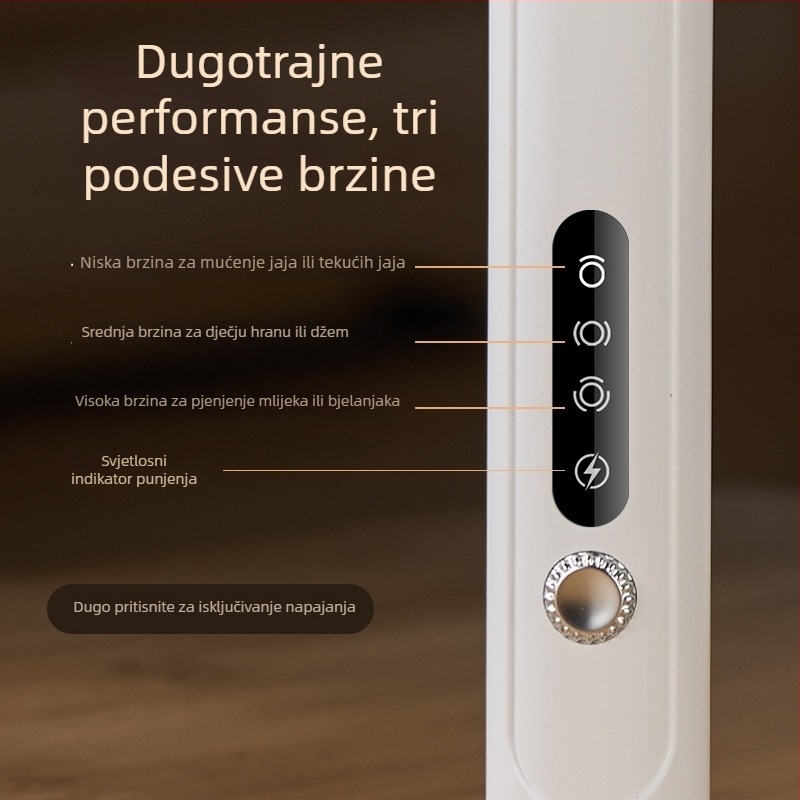 Bežični ručni šlager za kavu i mlijeko, uređaj za pjenu od mlijeka