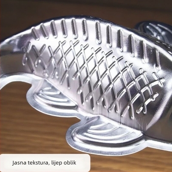 Aluminijska forma u obliku ribe za rižine kolače, žele i pareni kruh