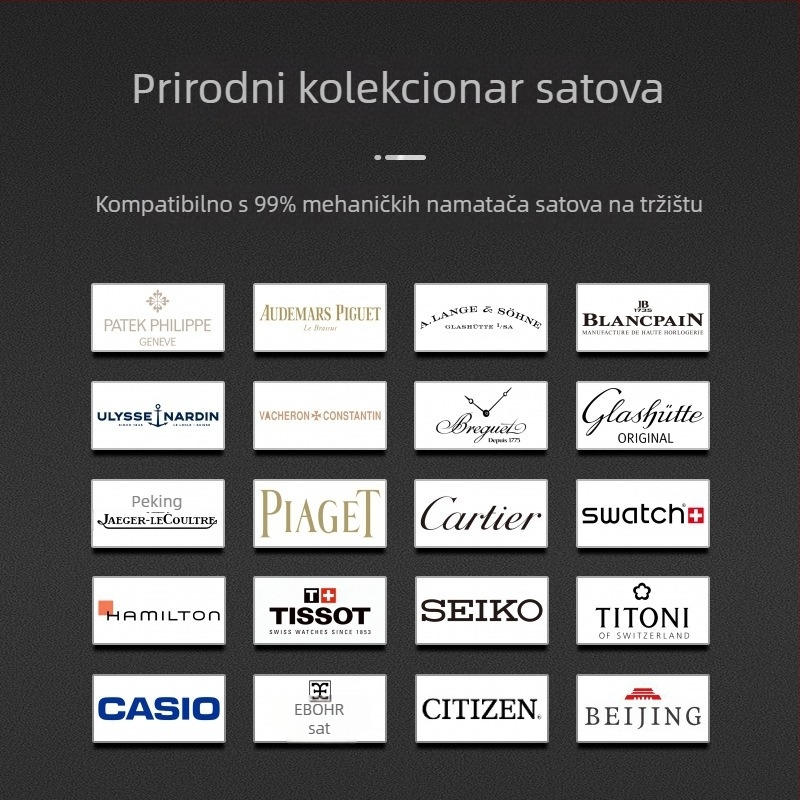 Automatski motorni navijač za satove s poklopom – kutija za pohranu satova