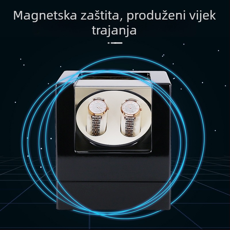 Automatski motorni navijač za satove s poklopom – kutija za pohranu satova