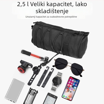Vodootporna dvostruka torba za bicikl za prednju šinu i stražnji dio, za planinske bicikle, višenamjenska prijenosna pohrana