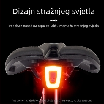 Vodootporna sjedalica za bicikl s kratkim nosom, za brdski i cestovni bicikl, ultra mekana debela jastučnica za udobnost vožnje
