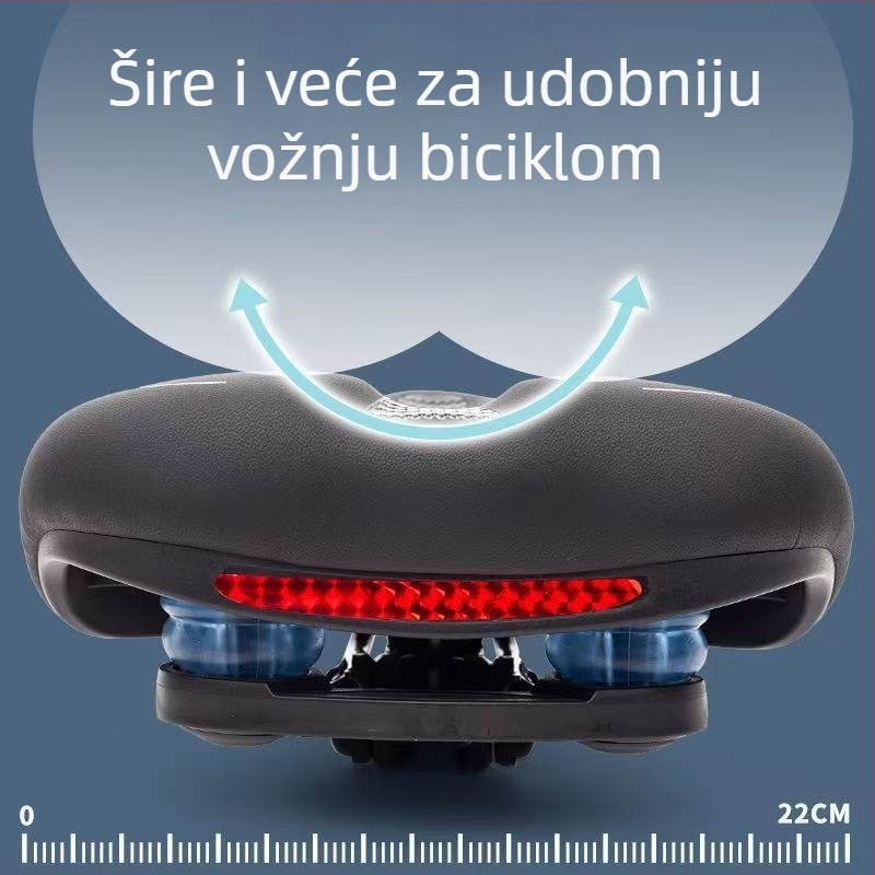Sjedalo za planinski bicikl s šupljom konstrukcijom i spužvom – ublažavajući jastuk, za cestovne i MTB bicikle