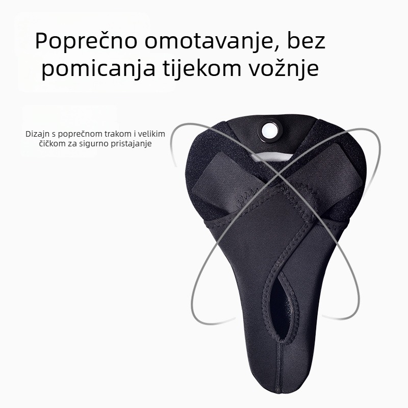 Sjedeće sjedalo za bicikl s visokom elastičnošću, prozračna memory pjena, za planinski bicikl