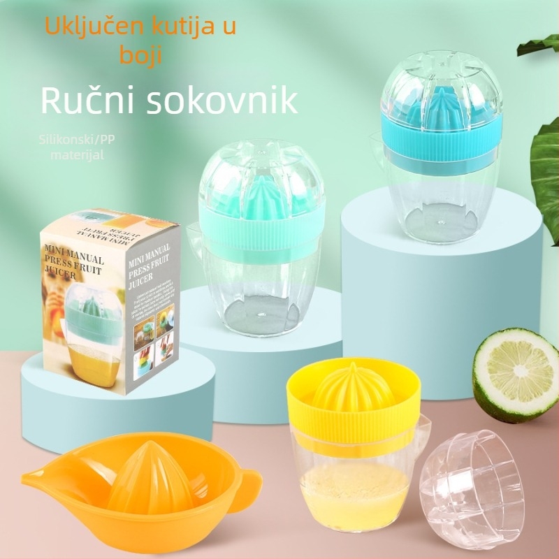 Ručni citrusni iscijeđivač – prenosni plastični cijeđivač za limun i naranču, kućna upotreba