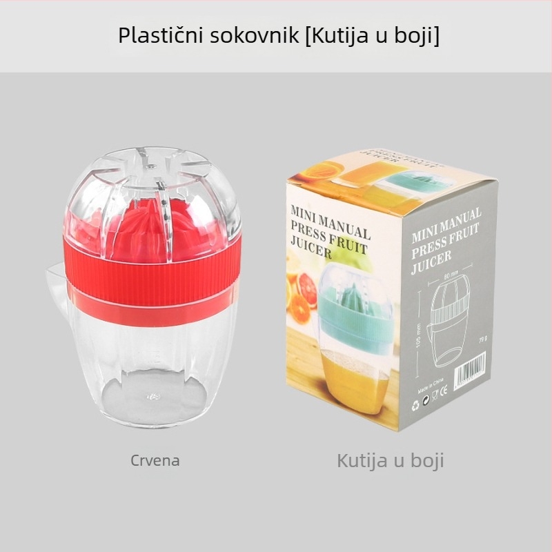 Ručni citrusni iscijeđivač – prenosni plastični cijeđivač za limun i naranču, kućna upotreba
