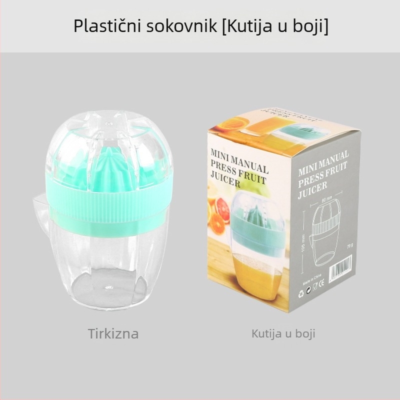 Ručni citrusni iscijeđivač – prenosni plastični cijeđivač za limun i naranču, kućna upotreba
