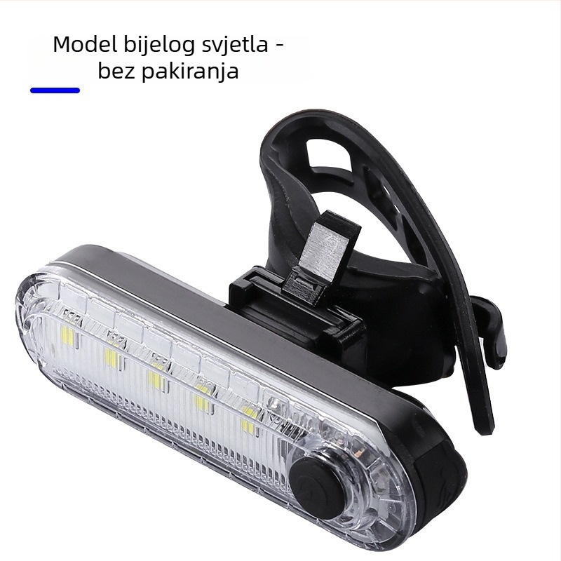 LED stražnja svjetiljka za bicikl, USB punjiva, visoka svjetlost, 056 trepćuća