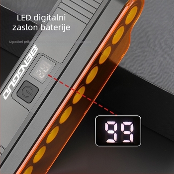 Nova prašootporna svjetiljka za cestovni bicikl s više načina rada, USB-C brzo punjenje, prednja svjetiljka od aluminijske legure, dvostruki snažni snop, noćna vožnja