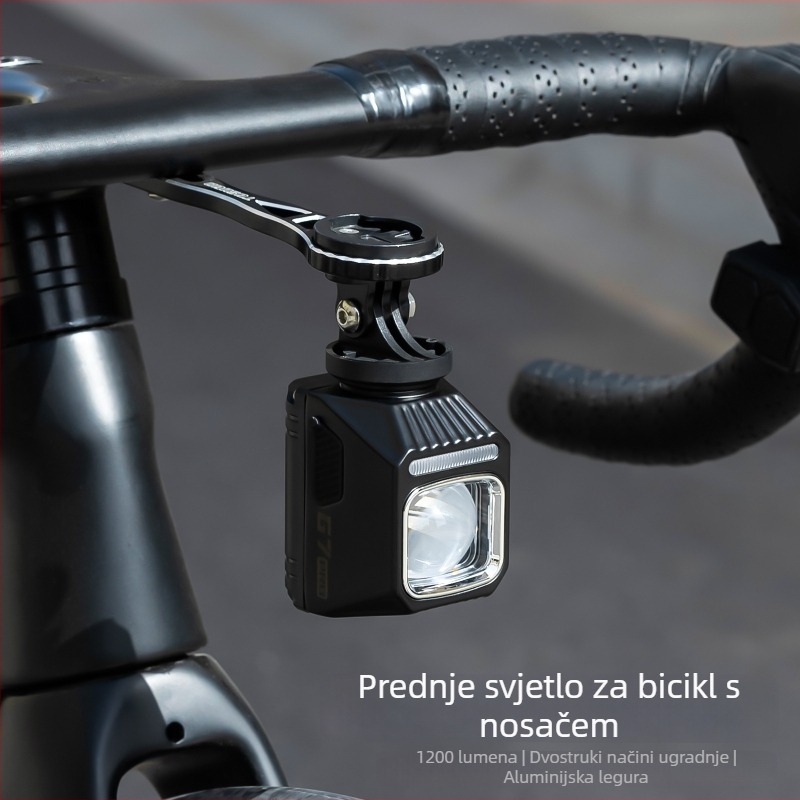 LED prednja svjetiljka za bicikl, donja montaža, za cestovne i planinske bicikle, podesiva daljinska i bliska snop svjetla, protiv zasljeplivanja