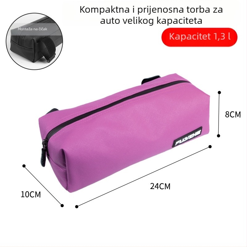 Ambusher Prednja okvirna torbica za bicikl – mekano kućište, vodootporna torba za sjedalo sa prozorom za dodirni zaslon, kapacitet 1,5 L