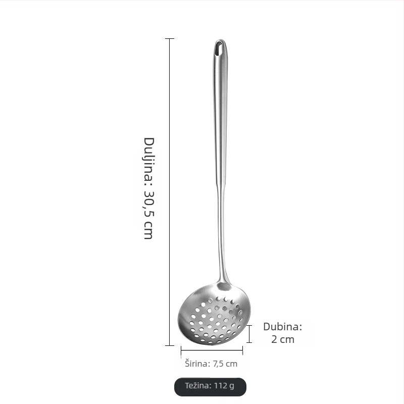 Set spatula od nehrđajućeg čelika 304 – kuhinjski pribor, mala spatula, spatula za omletu, izdržljiva i otporna na visoke temperature