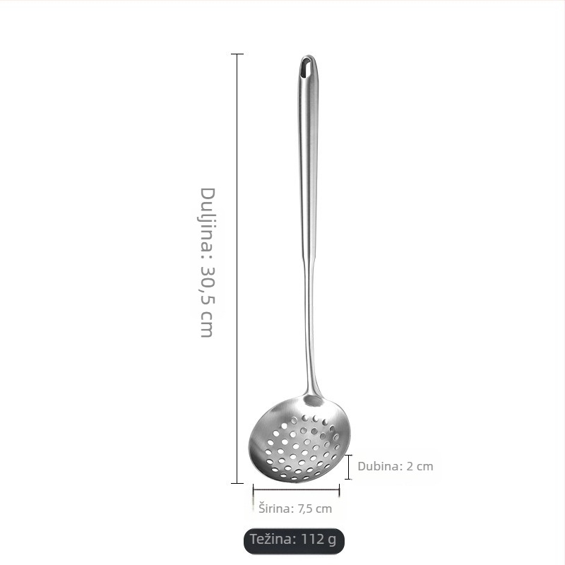 Set spatula od nehrđajućeg čelika 304 – kuhinjski pribor, mala spatula, spatula za omletu, izdržljiva i otporna na visoke temperature
