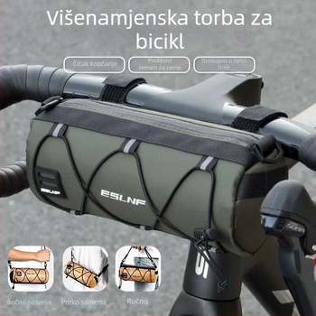 Torba za prednje okvir bicikla, vodootporna torbica za sjedalo, torbica za telefon za planinski bicikl na gornjoj cijevi i poprečnim cijevima