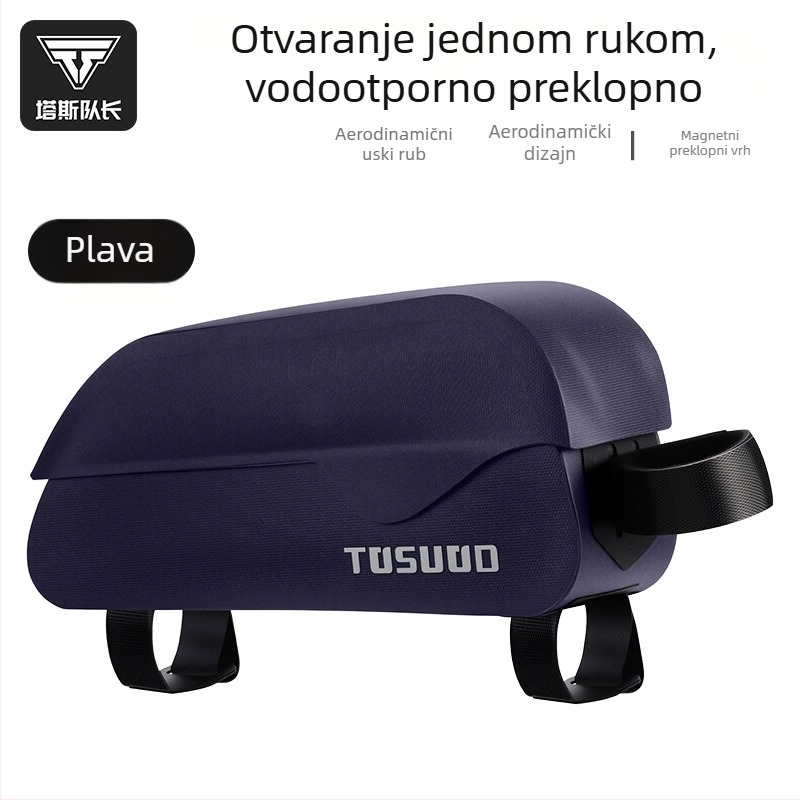 Torba za gornju cijev bicikla za planinske i cestovne bicikle sa magnetskim poklopcem