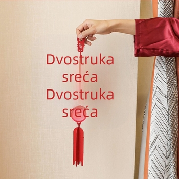 Set visećih dekoracija s motivom Dvostruka sreća za svadbeno uređenje spavaće sobe i dnevnog boravka