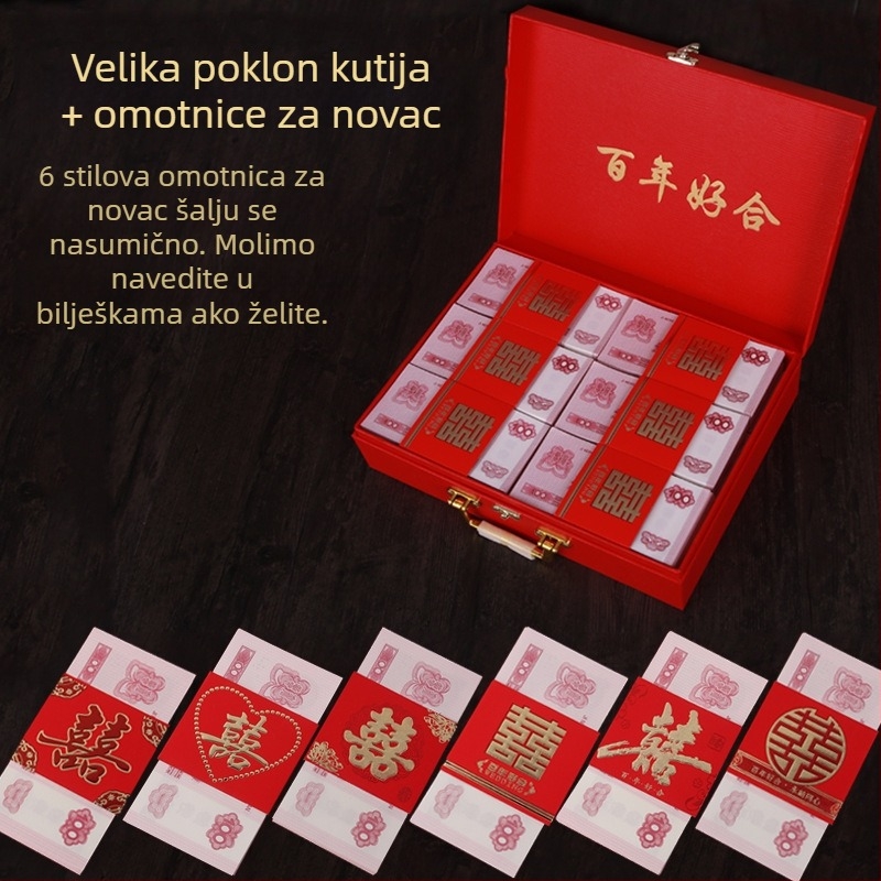 Kutija za darove za vjenčanje i zaruke s ručkom – kutija za nakit