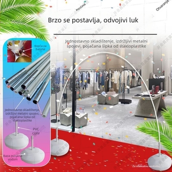 Brzo postavljiva luka s ojačanim okvirom za početak škole, maturu, kozmetički salon i dekoraciju balonima u trgovačkom centru