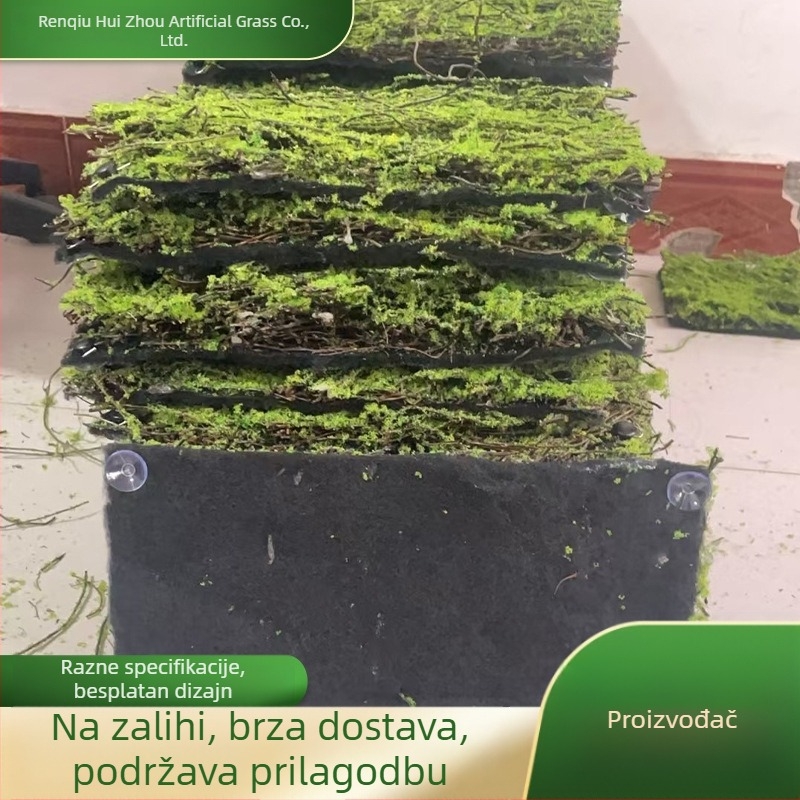 Umjetna trava za reptile i egzotične kućne ljubimce, dekoracije za terarij i kutiju za uzgoj, umjetne biljke s antibakterijskim učinkom